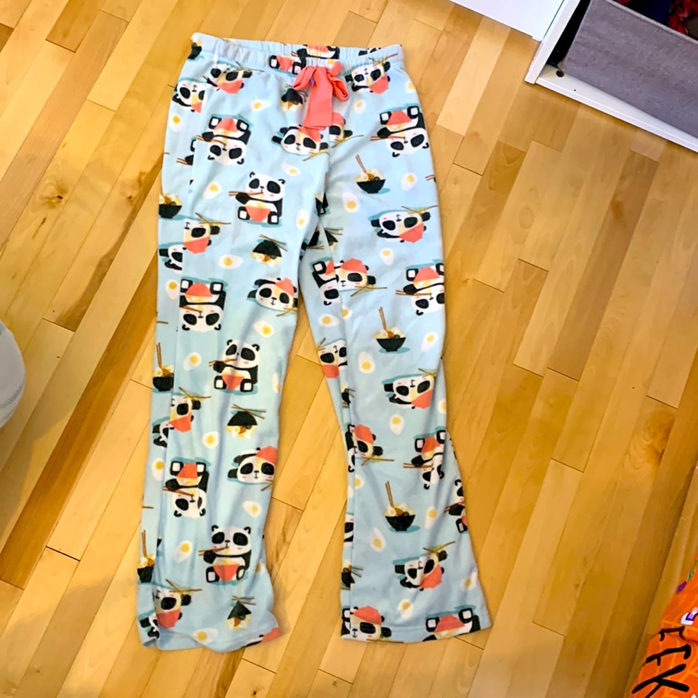 Panda pajama bottoms